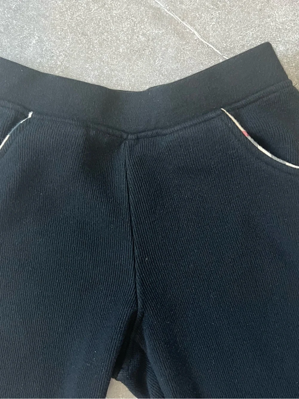 Burberry London Girls Black Warm Knit Pants – Size 130 (Approx. 7–8Y)